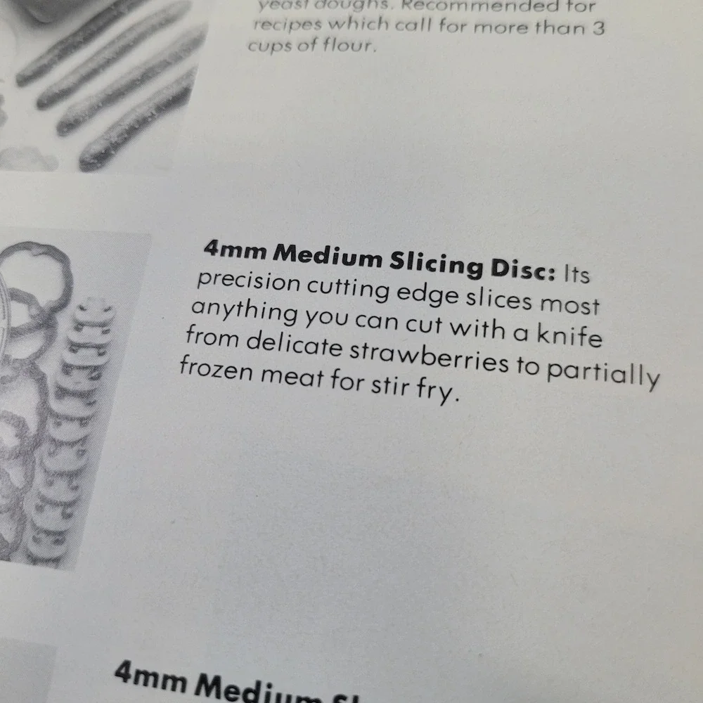 Vintage Kitchenaid Replacement 4mm Medium‎ Slicing Disc Attachment